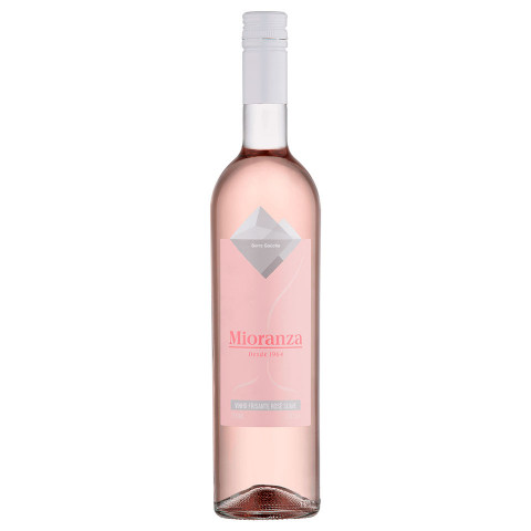 Vinho de Mesa Frisante Rosé Suave 750 ml Vidro Mioranza