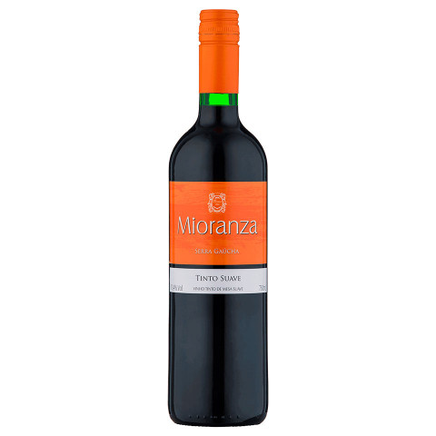 Vinho de Mesa Tinto Suave 750 ml Vidro Mioranza