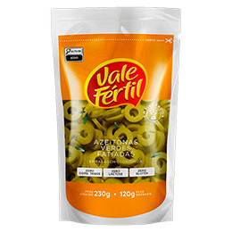 Azeitona Verde Fatiada 120 g Sachê Vale Fértil