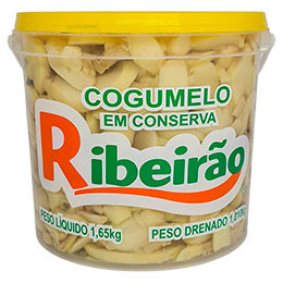 Cogumelo Champignon Fatiado 1 kg Balde Ribeirão