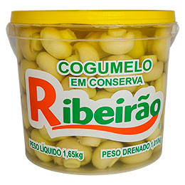 Cogumelo Champignon Inteiro 1 kg Balde Ribeirão
