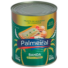 Palmito Açaí Banda 500 g Lata Palmeiral