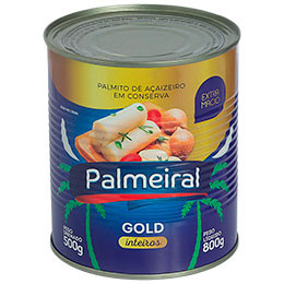 Palmito Açaí Inteiro Gold 500 g Lata Palmeiral