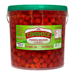 Pimenta Biquinho 2 kg Balde Conduce