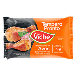 Tempero Pronto para Aves 50 g Pacote Viche