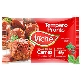 Tempero Pronto para Carnes 50 g Pacote Viche