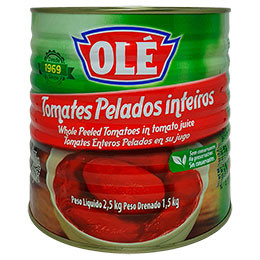 Tomate Pelado 2,5/1,5 kg Lata Olé